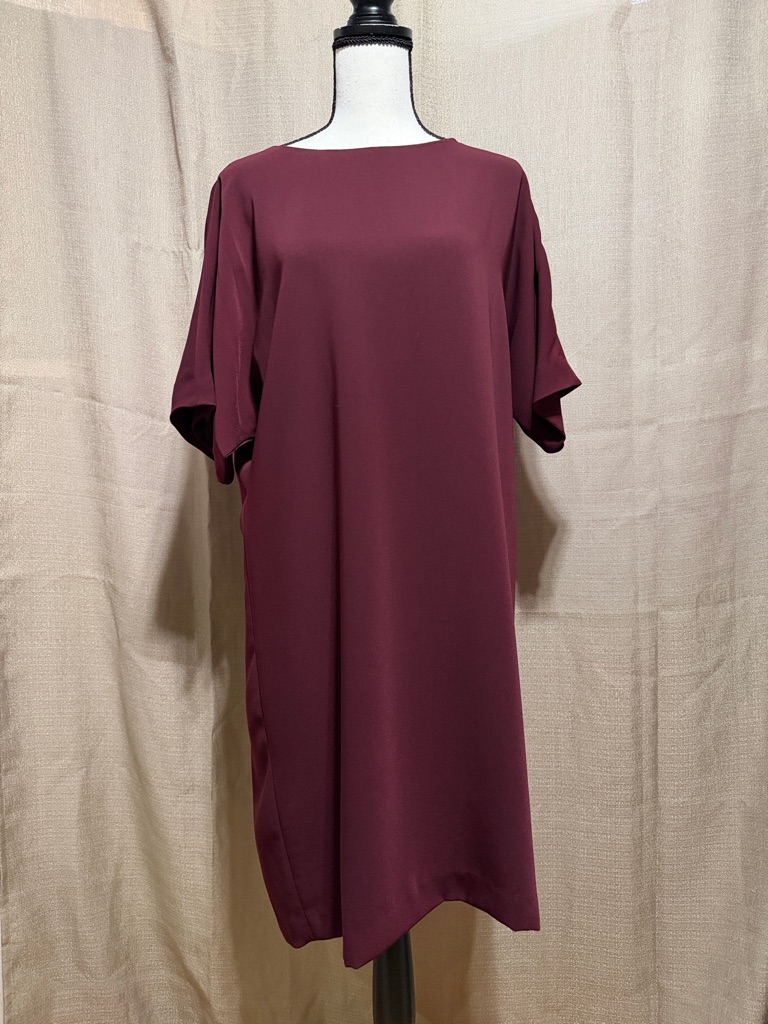 Lauren Ralph Lauren Wine Red Sleeveless Dress Sz 10